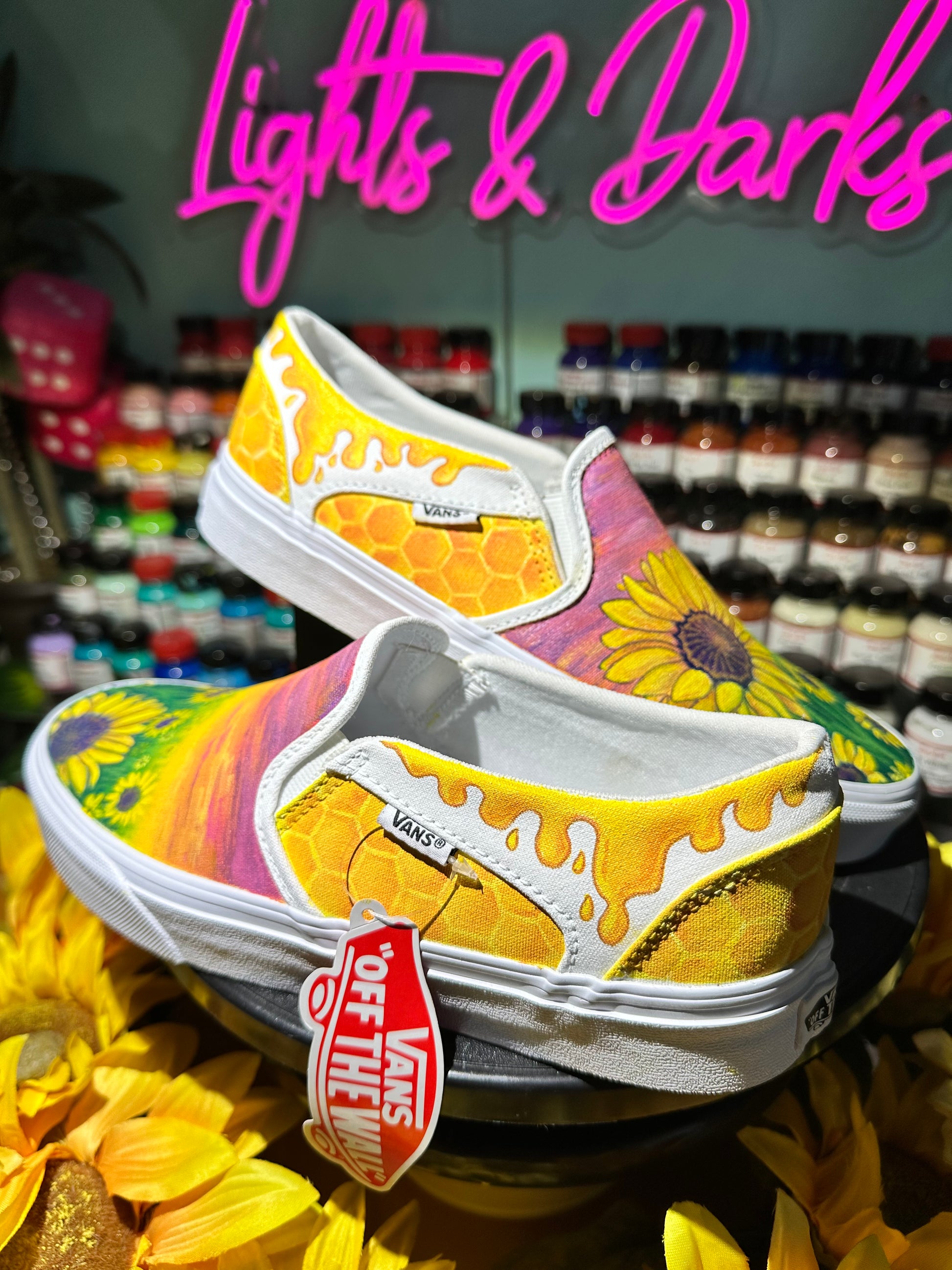 Vans Sk8 Can You Use Acrylic Paint On Vans Shoes Hand Painted Vans