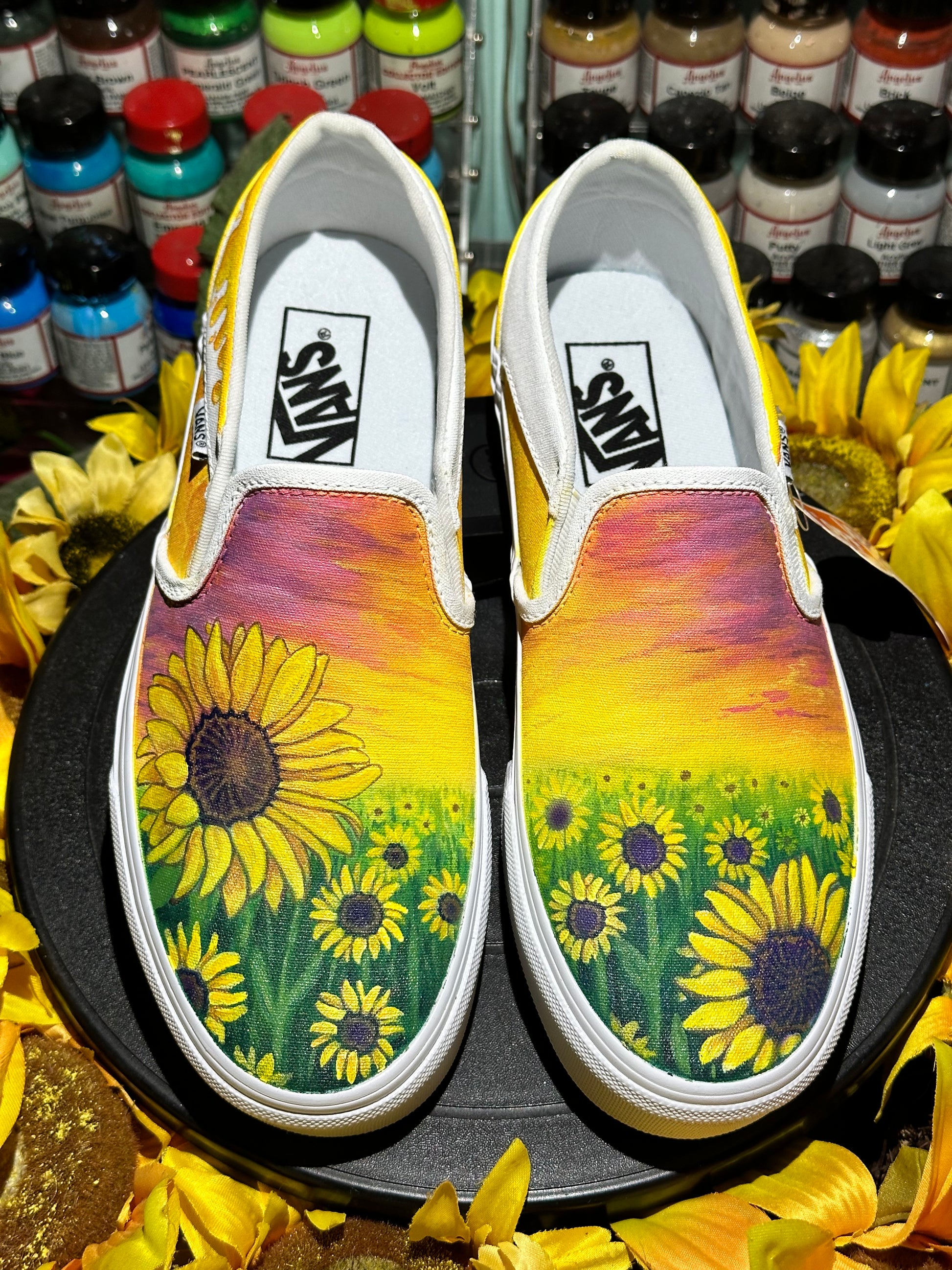 Vans Angelus Paint For Canvas Shoes Acrylic Paint Custom Painted