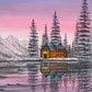 Cabin Reflections- 16x20inch Acrylic Painting