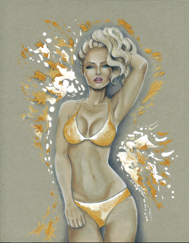 Gold Splash Girl
