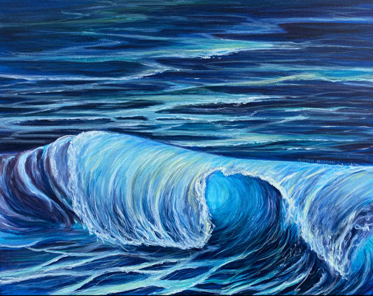 The Wave-16x20inch Acrylic Painting
